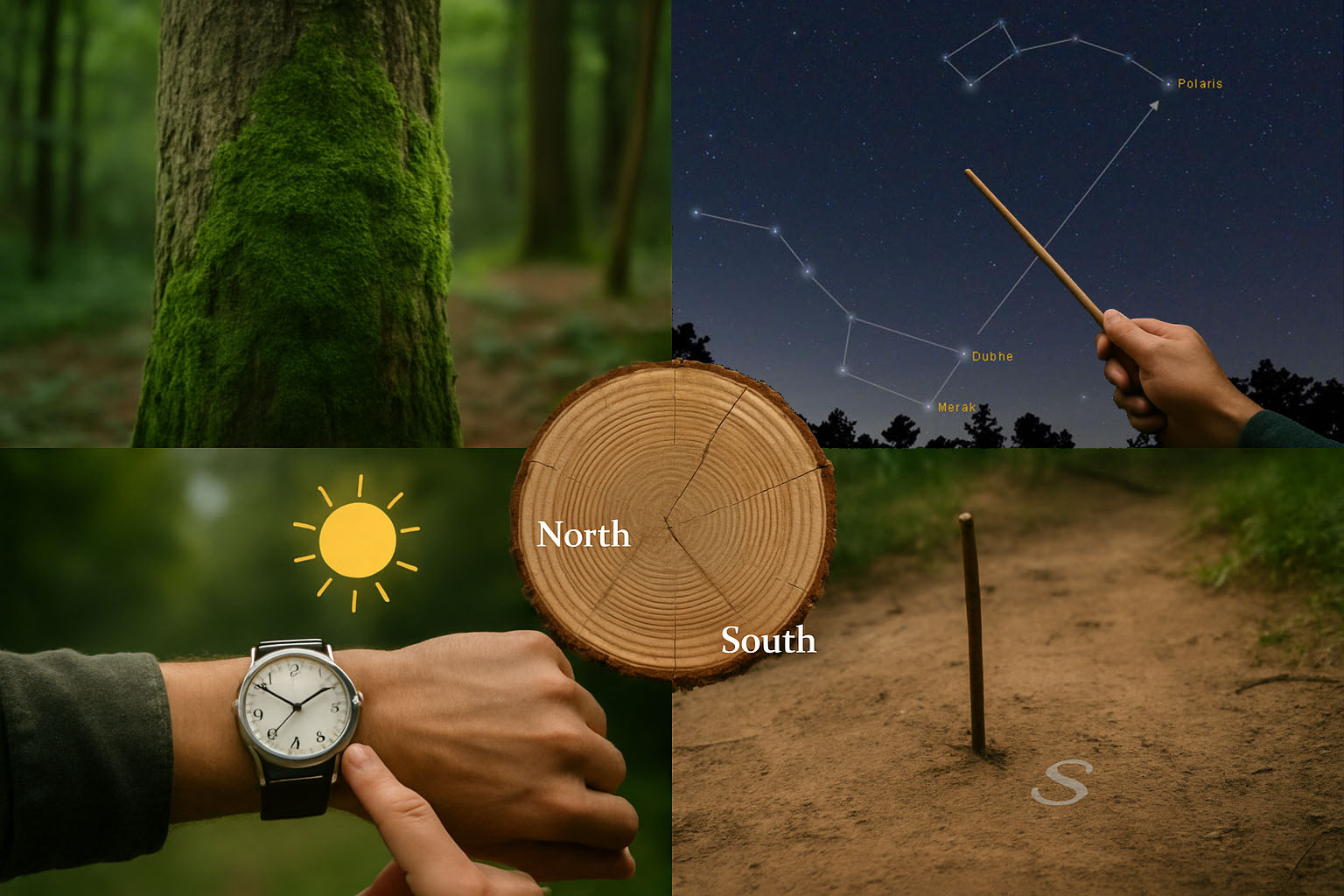 Alternatywne metody wyznaczania kierunku północy